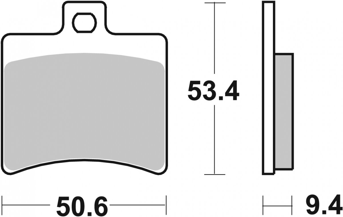747RQ BRAKE PADS ORGANIC RACING
