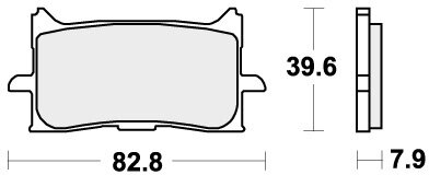 940HS BRAKE PADS SINTER