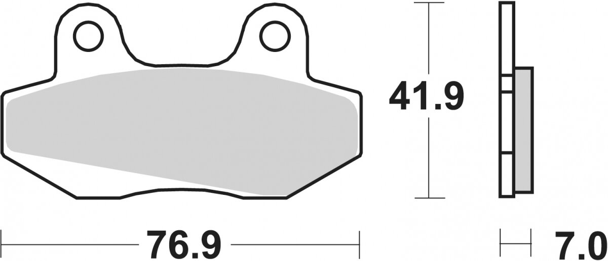 103HF BRAKE PADS ORGANIC