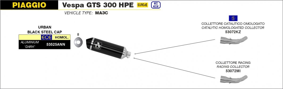 URBAN ALUMINIUM DARK WITH DARK END CAP