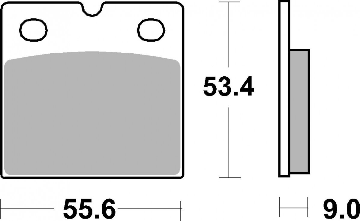 506H.HF BRAKE PADS ORGANIC
