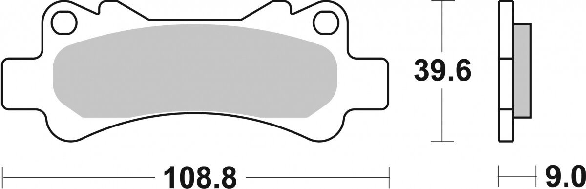766LS BRAKE PADS SINTER