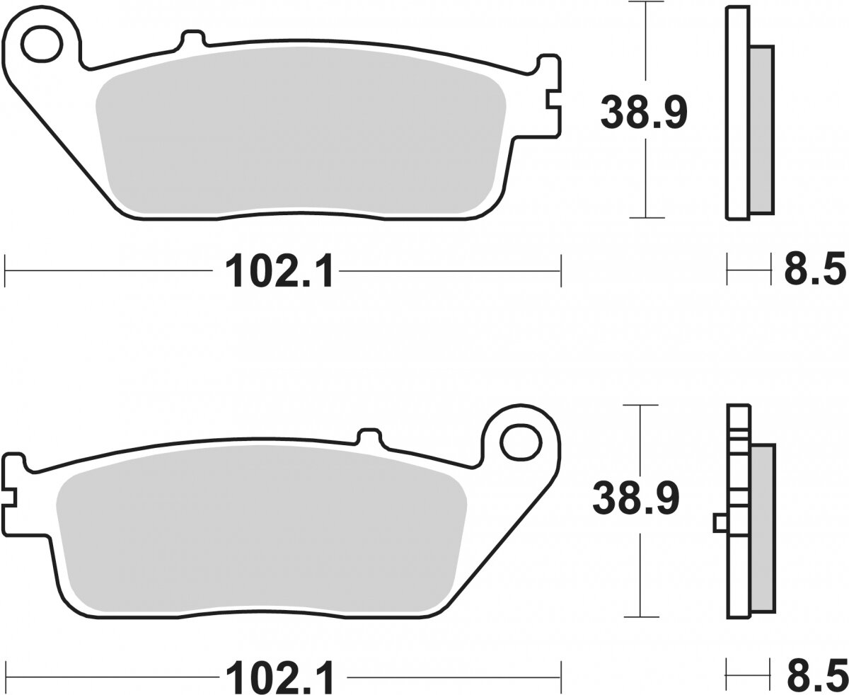 212MS BRAKE PADS SINTER