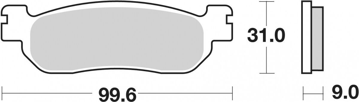 155HF BRAKE PADS ORGANIC