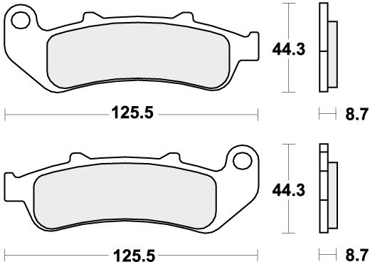 685HF BRAKE PADS ORGANIC