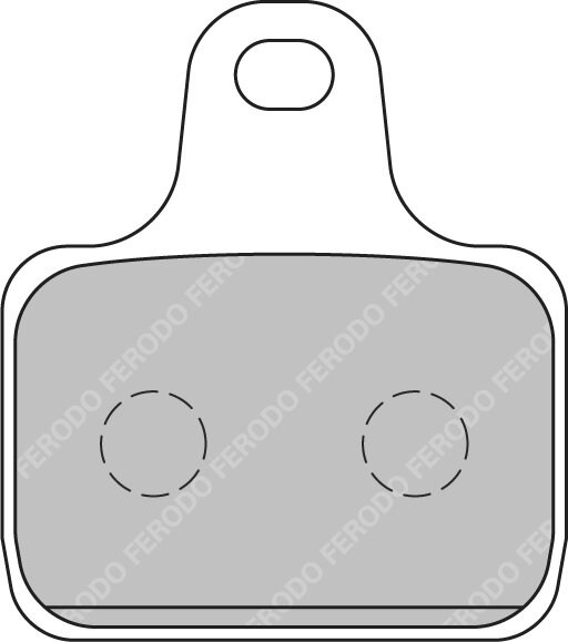FDB2167 CP1 BRAKE PADS ORGANIC RACING