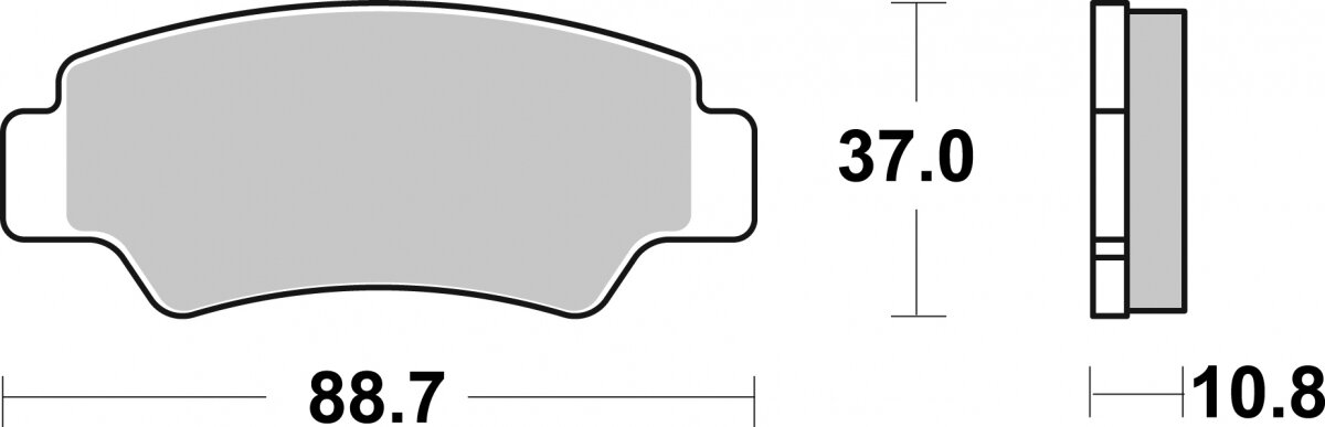 987SI BRAKE PADS SINTER