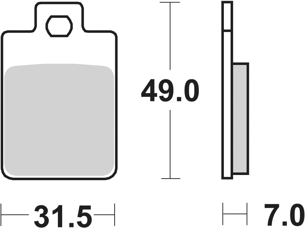 130HF BRAKE PADS ORGANIC