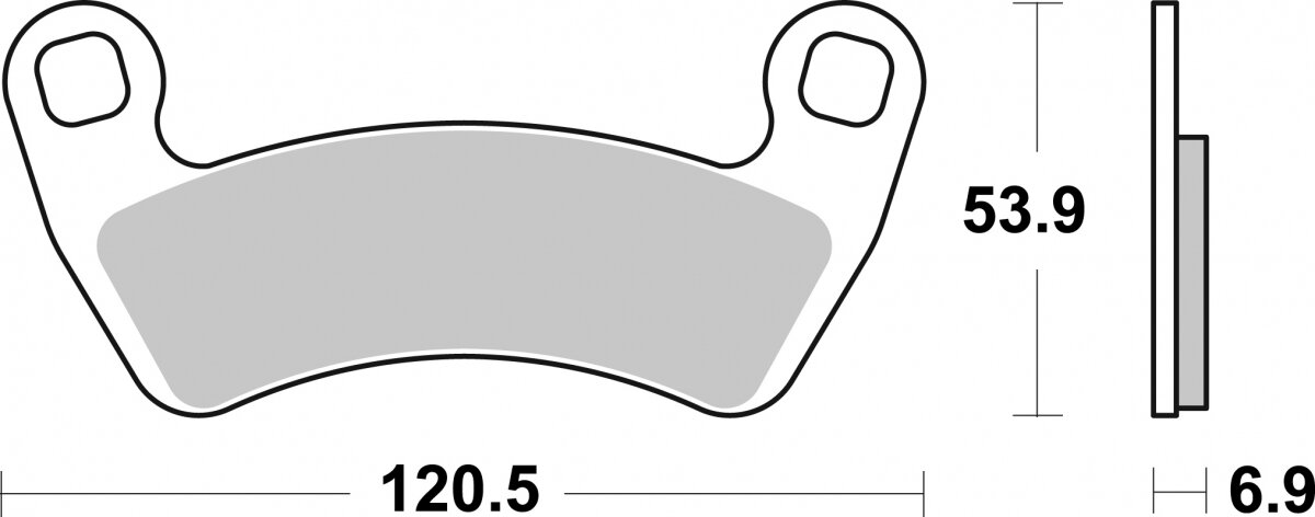 978SI BRAKE PADS SINTER