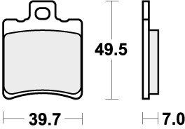771HS BRAKE PADS SINTER