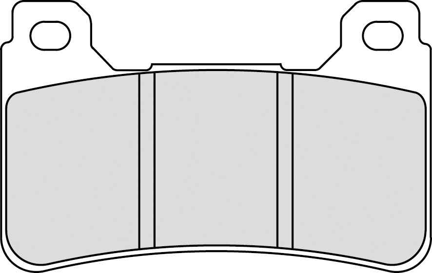 FDB2205 ZRAC BRAKE PADS SINTER RACING