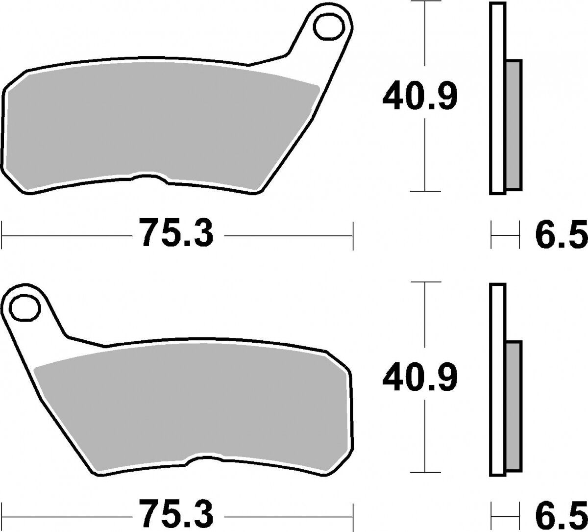 928HF BRAKE PADS ORGANIC