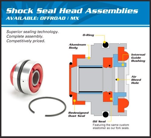 REAR SHOCK SEAL HEAD KIT 37-1118
