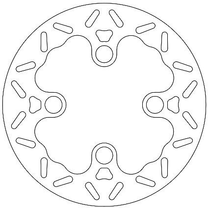 FMD0332R FIXED BRAKE DISC