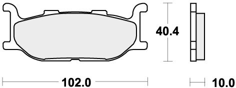 663HF BRAKE PADS ORGANIC