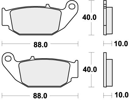 915RSI BRAKE PADS SINTER RACING