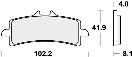 901RST BRAKE PADS SINTER SPORT