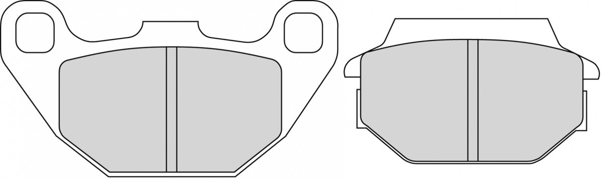 FDB2096EF BRAKE PADS ORGANIC
