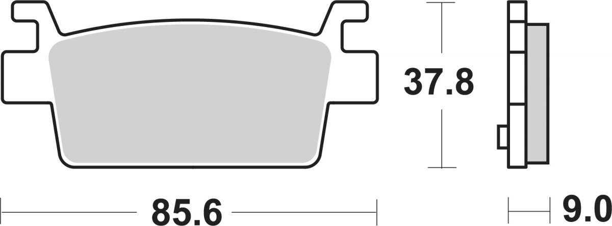 238HF BRAKE PADS ORGANIC