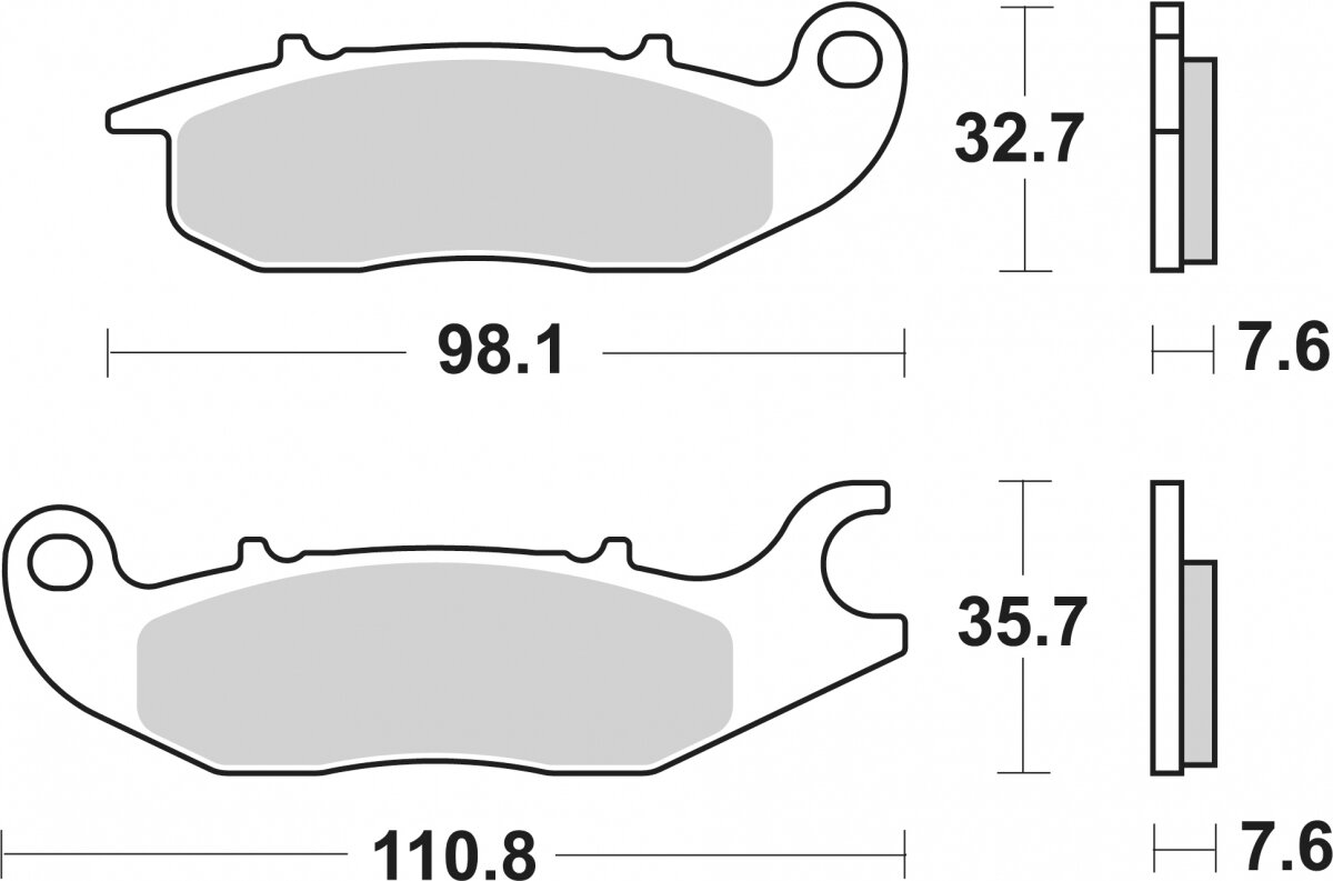 180CT BRAKE PADS ORGANIC