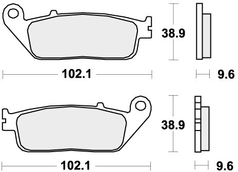 700RST BRAKE PADS SINTER SPORT