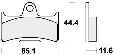 799RSI BRAKE PADS SINTER RACING