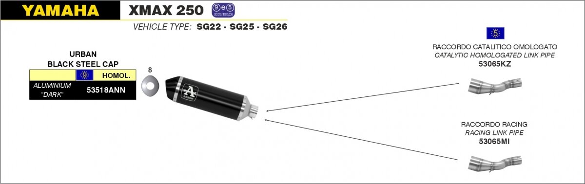 URBAN ALUMINIUM DARK WITH DARK END CAP