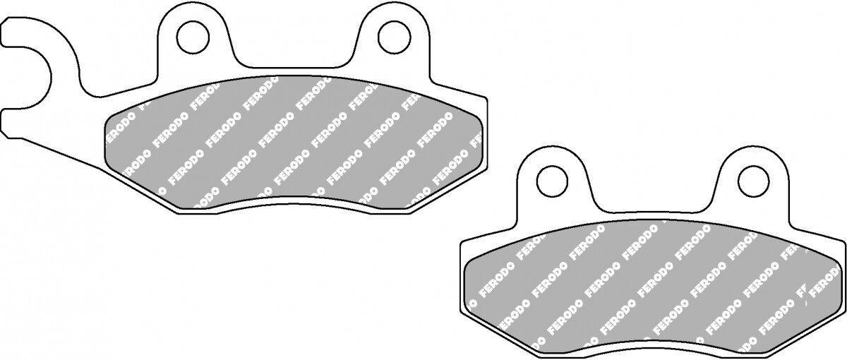 FDB497EF BRAKE PADS ORGANIC