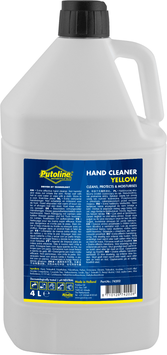 HAND CLEANER CARTRIDGE YELLOW 4L