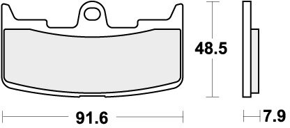 795HS BRAKE PADS SINTER