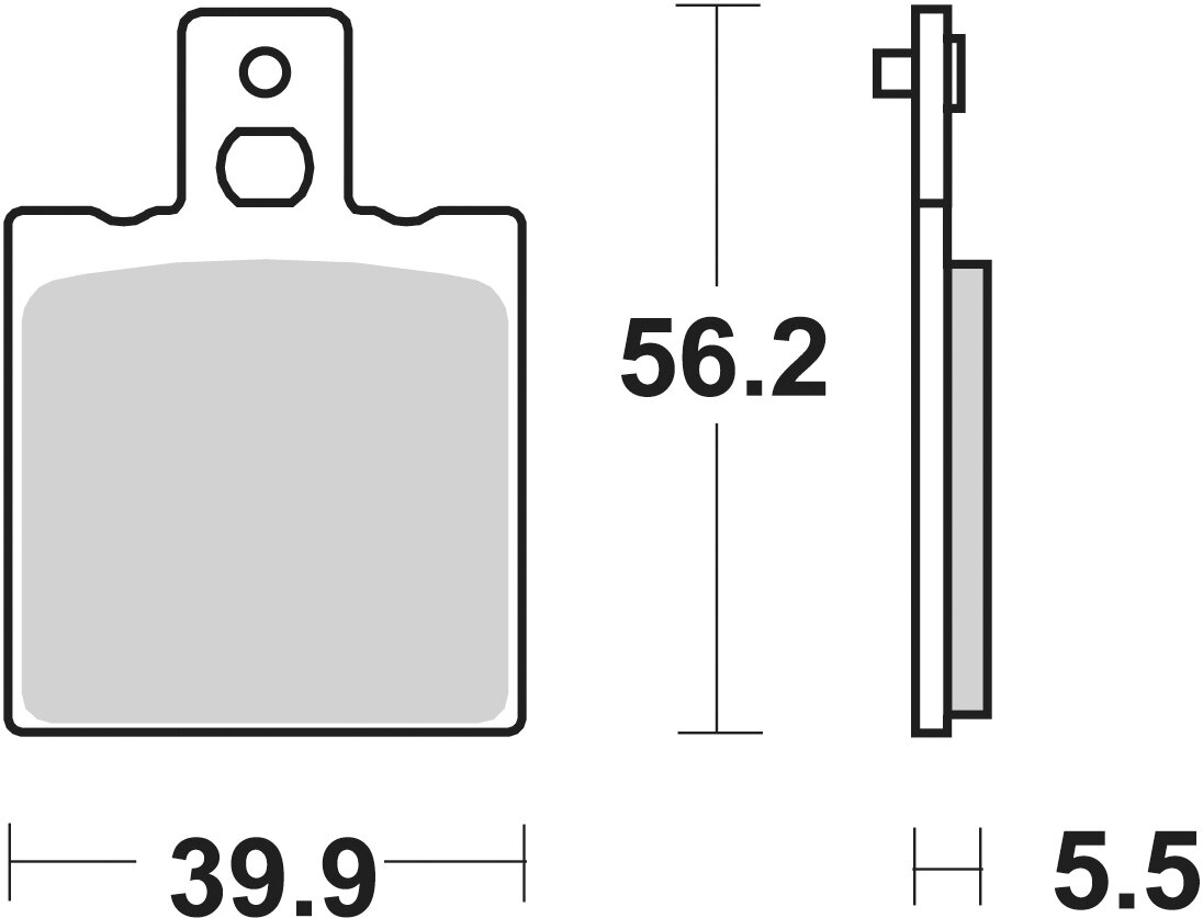 131HF BRAKE PADS ORGANIC