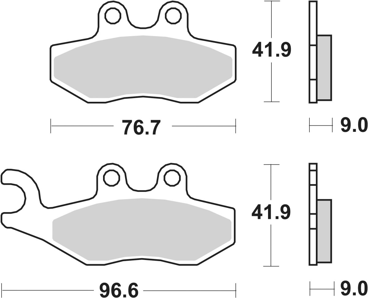 177MS BRAKE PADS SINTER