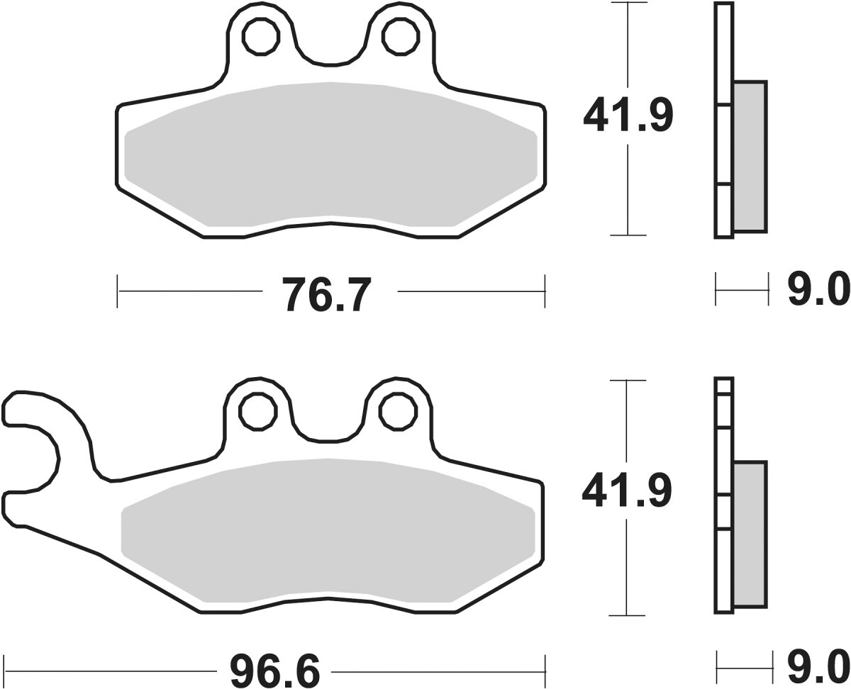 177MS BRAKE PADS SINTER
