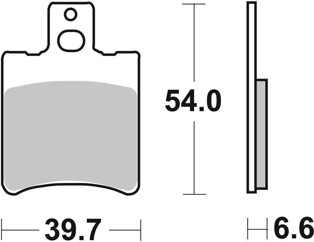667HF BRAKE PADS ORGANIC