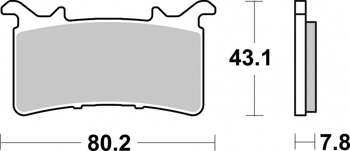 985DS-2 BRAKE PADS SINTER RACING