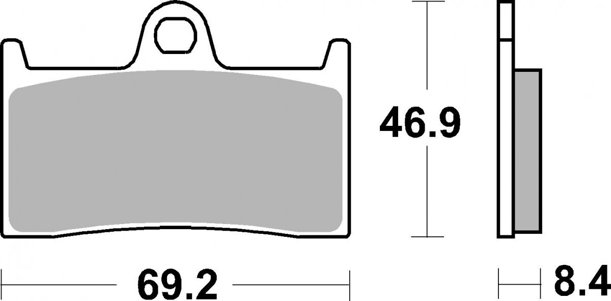 966DS-2 BRAKE PADS SINTER RACING