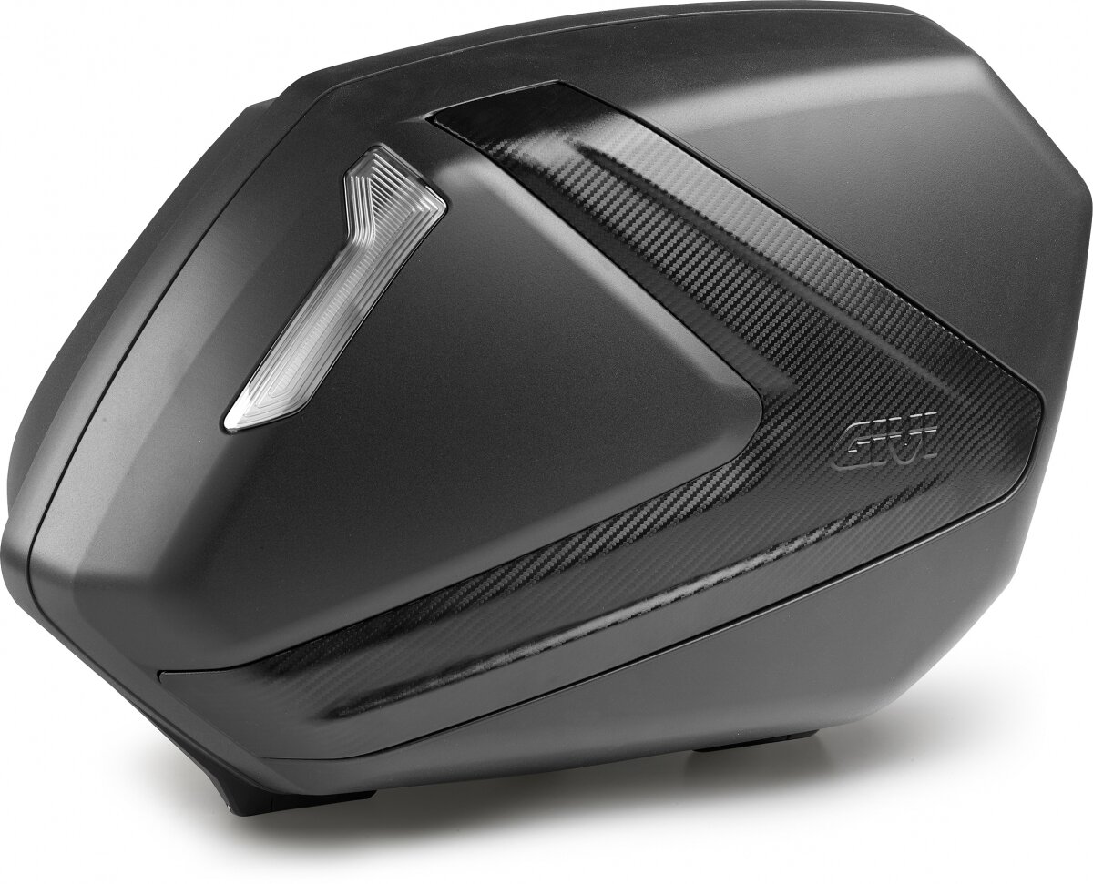 V37NNT zijkofferset zwart/carbonlook 
