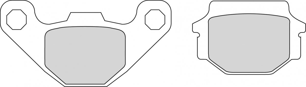 FDB731P BRAKE PADS ORGANIC