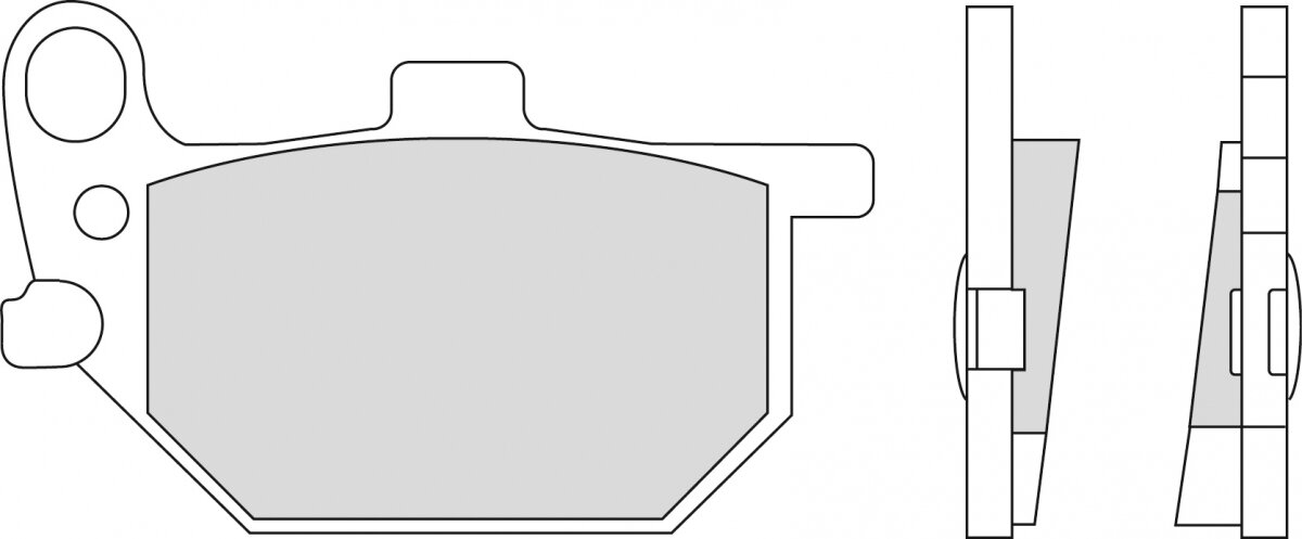 FDB247P BRAKE PADS ORGANIC