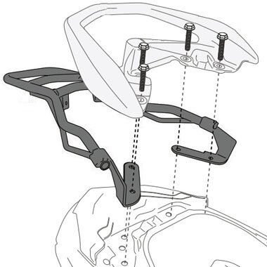 SR2123-SPECIFIC REAR RACK FOR