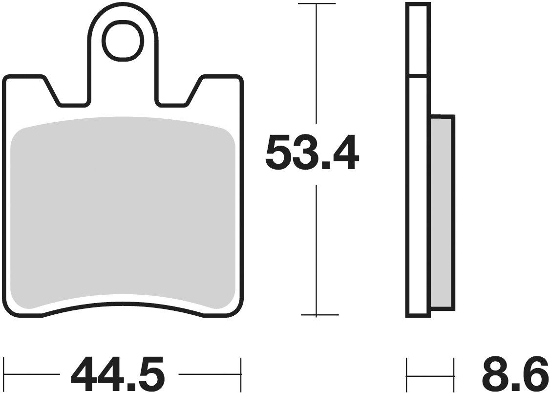 146HF BRAKE PADS ORGANIC