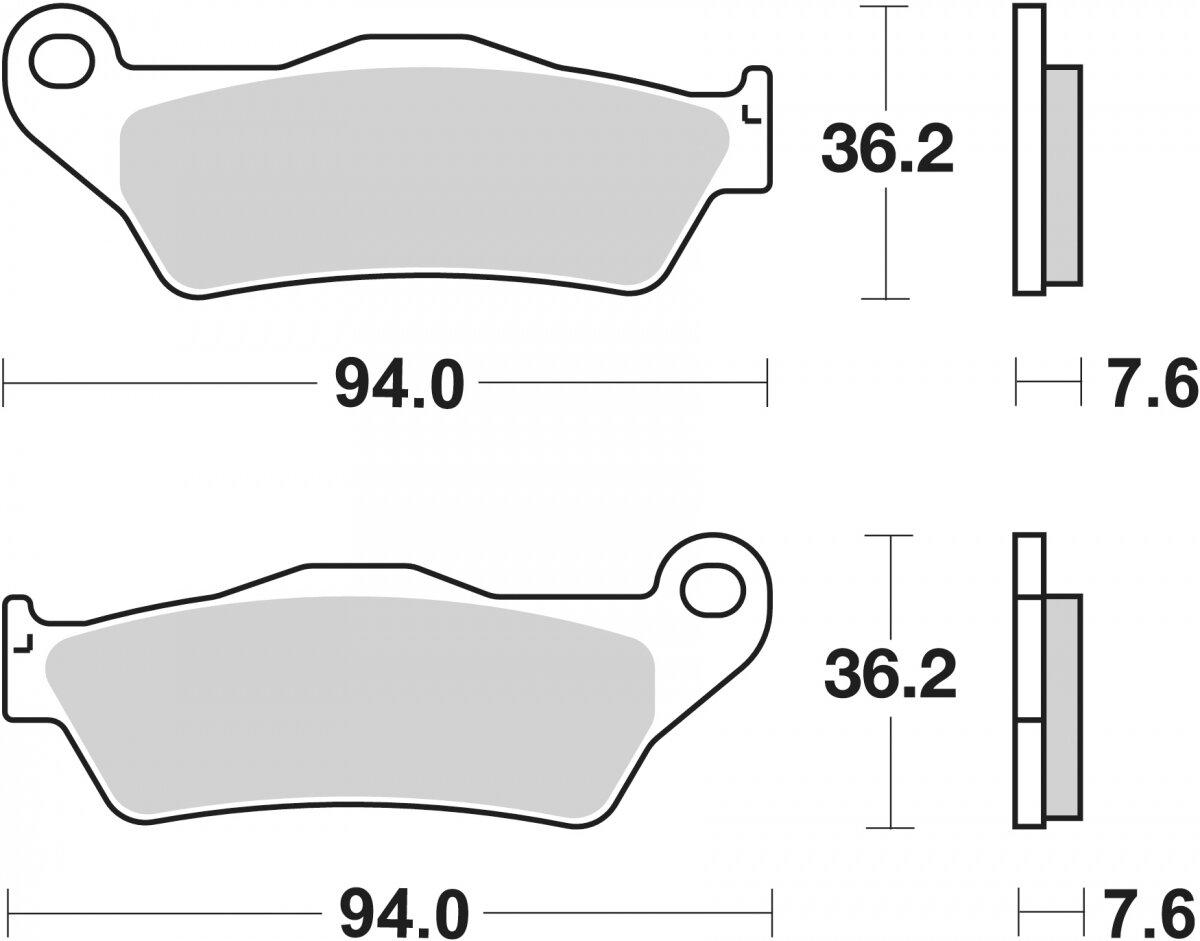 151MS BRAKE PADS SINTER