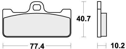 711RST BRAKE PADS SINTER SPORT