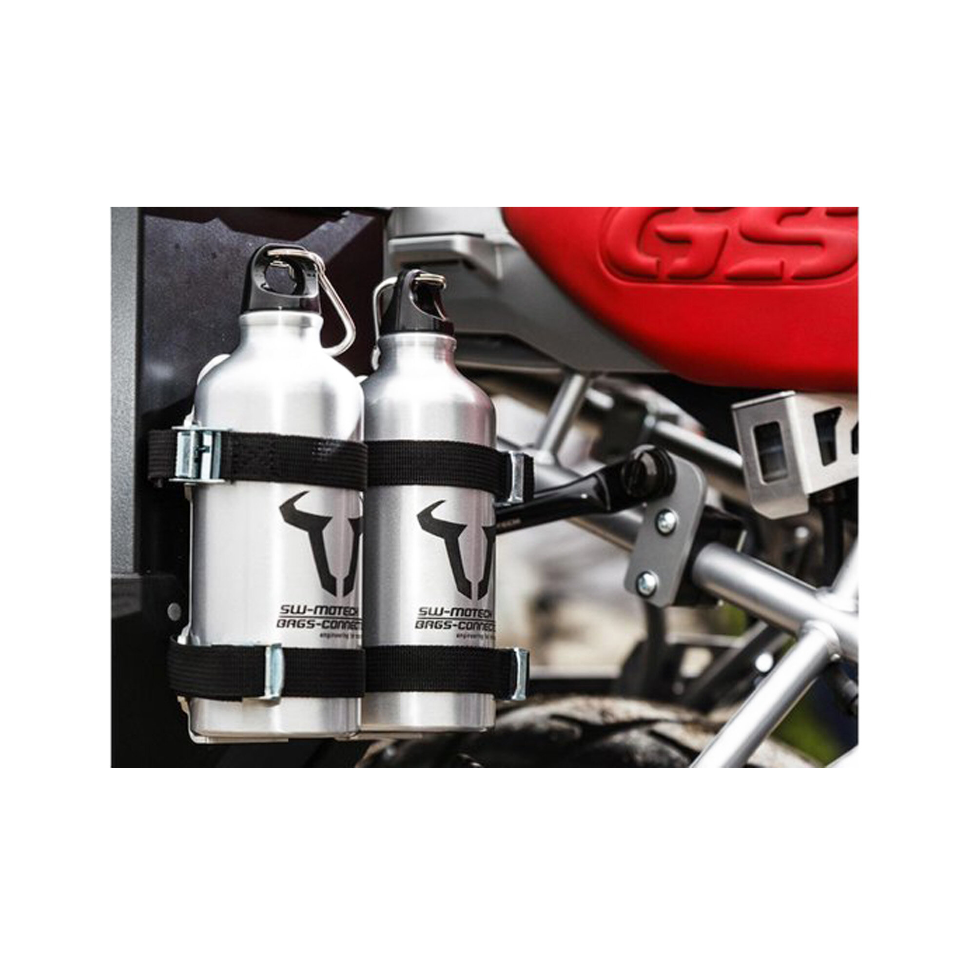 SW-Motech Fles aluminium TRAX Set 2 St 06 Ltr