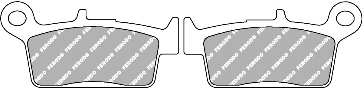 FDB672AG BRAKE PADS ORGANIC
