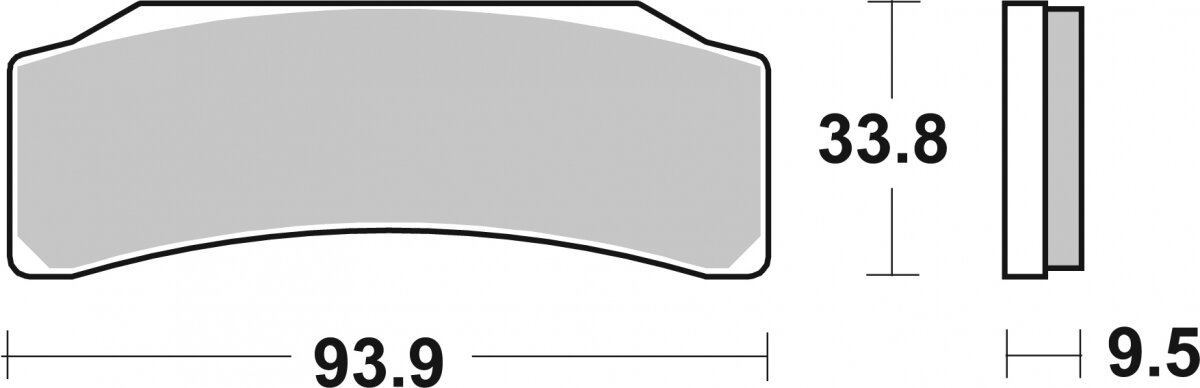 889DS-1 BRAKE PADS SINTER RACING