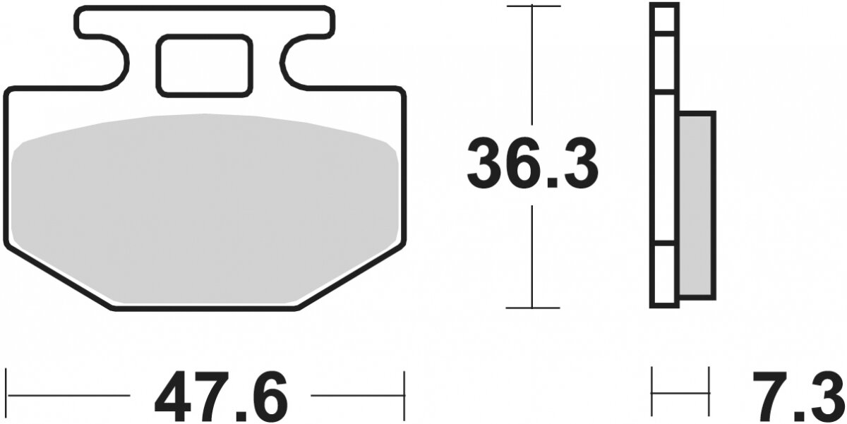 112HF BRAKE PADS ORGANIC