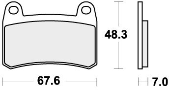 933HS BRAKE PADS SINTER