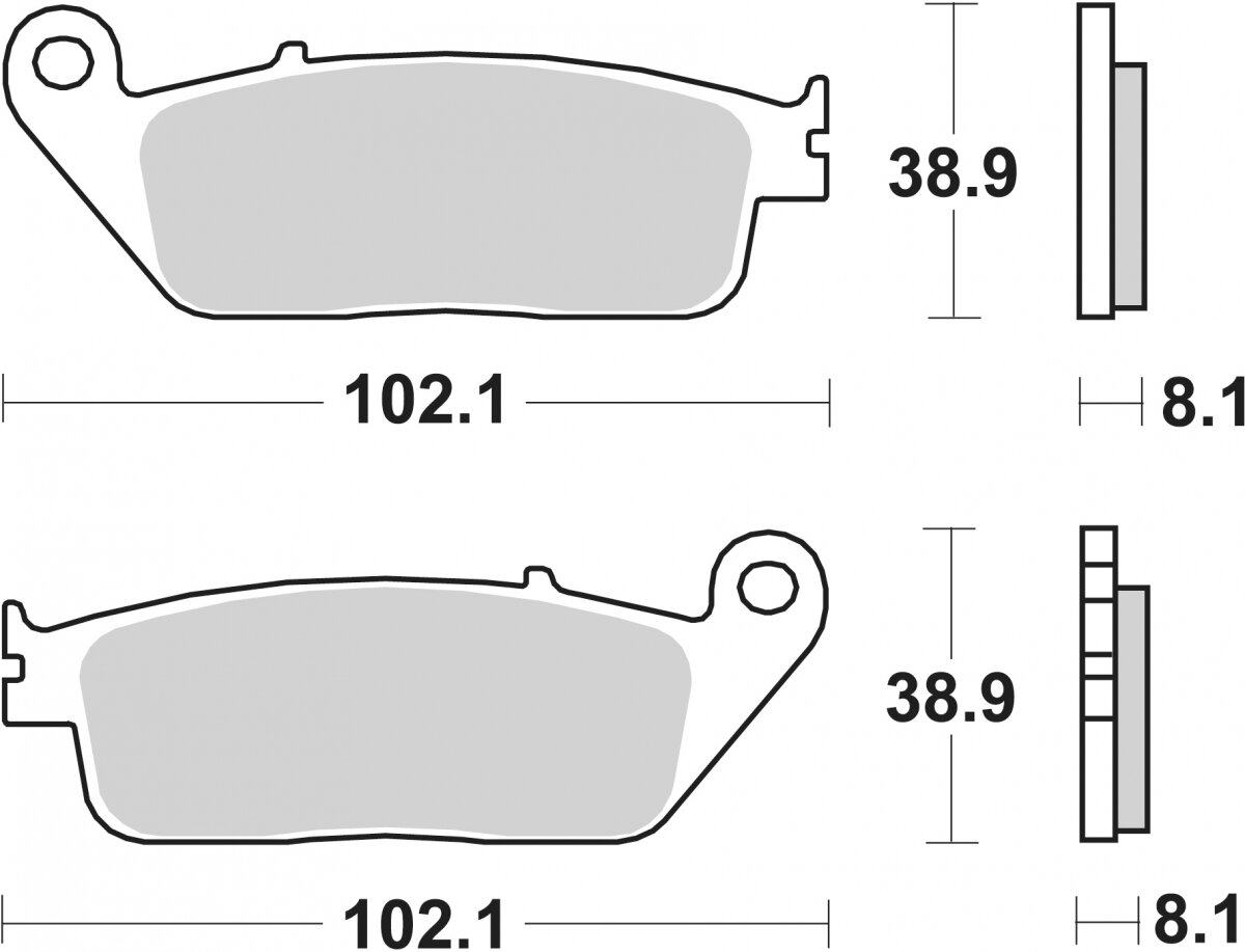 183MS BRAKE PADS SINTER