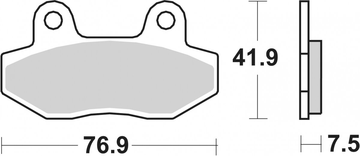 200CT BRAKE PADS ORGANIC